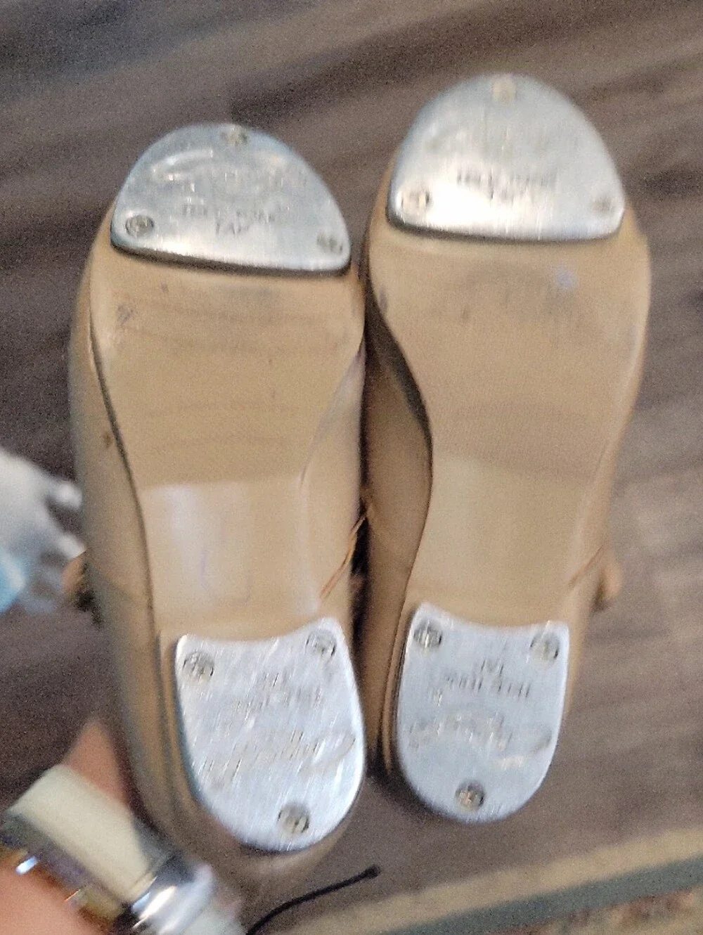 Kids Neutral Tan Mary Jane Shoes